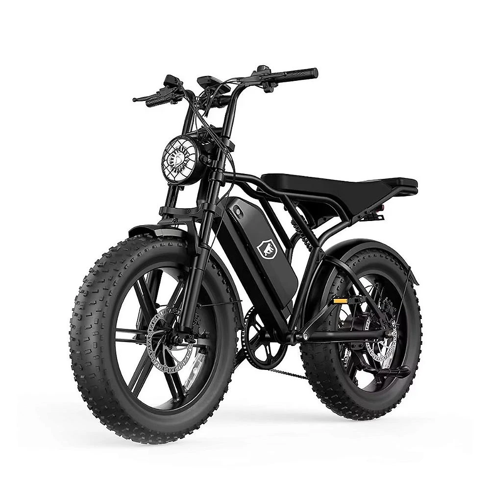 Bicicleta Elétrica 1000W Fat Tire Aro 20, Suspensão Dupla, Freios Hidráulicos, Shimano 7 Marchas e Autonomia de 65 km - Ebike - Gshield