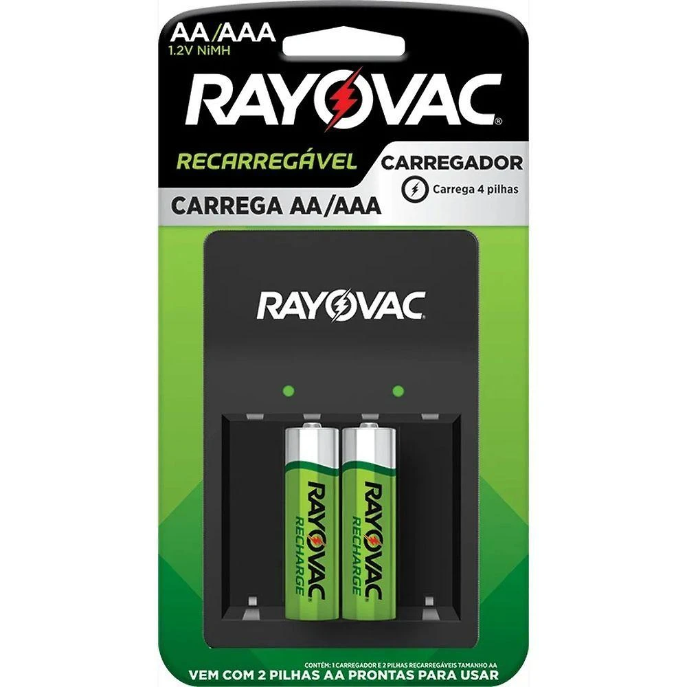 Carregador De Pilhas Aa-aaa Usb - Sm-4
