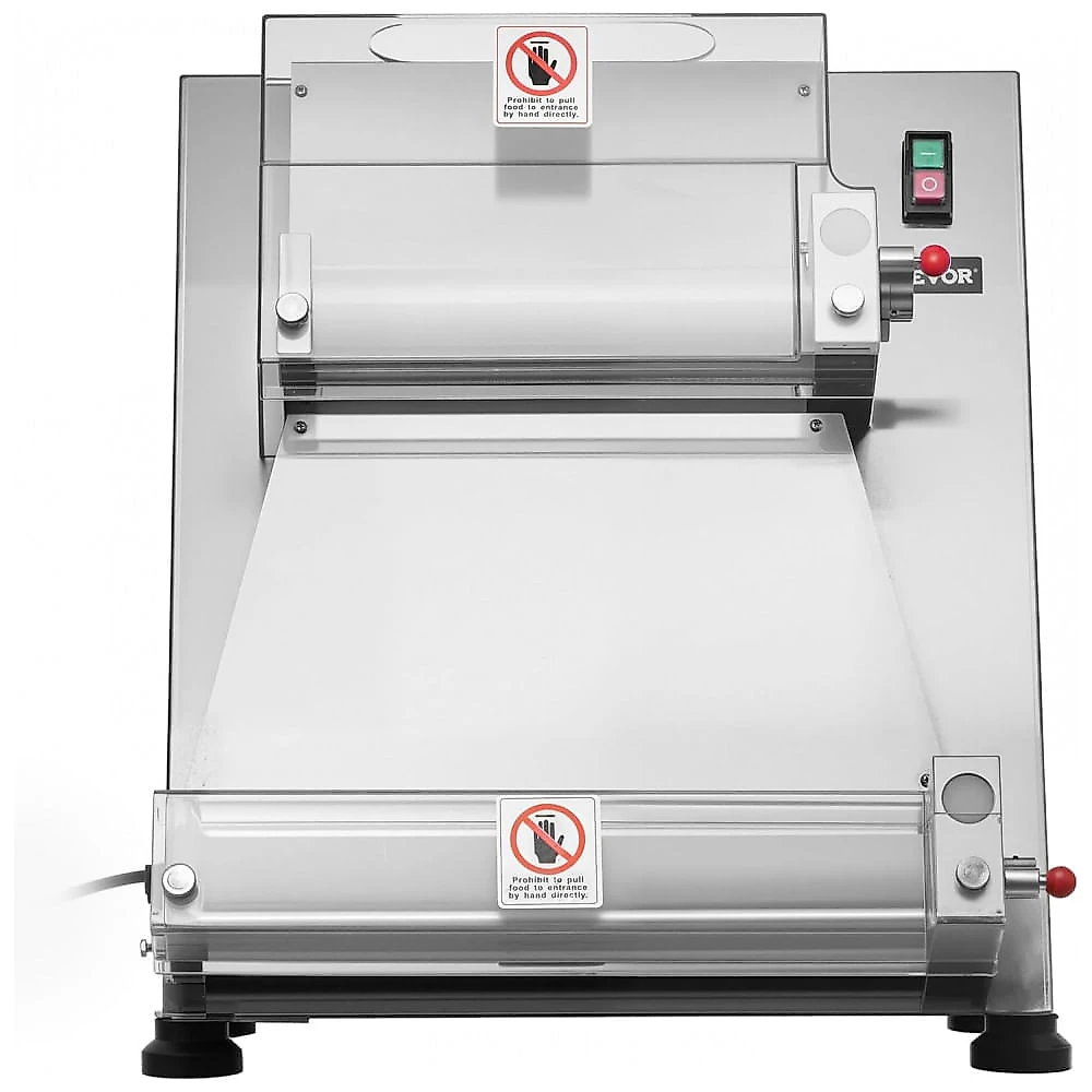 Laminadora de Massa para Pizza VEVOR APD40 Semi-automática Inox 390W 7,6-40,6cm 260 Peças/h 110V
