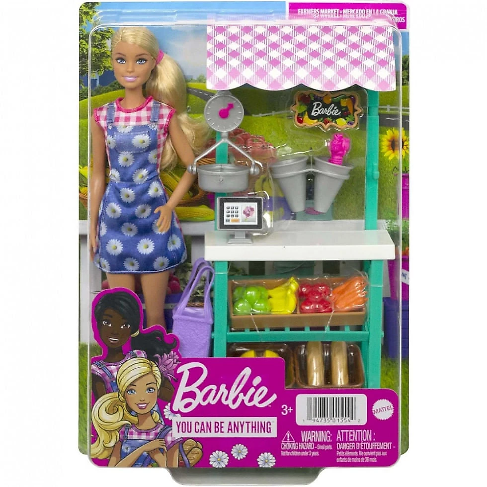 Playset de Boneca Barbie Careers, Tema de de Fazendeiros, HCN22