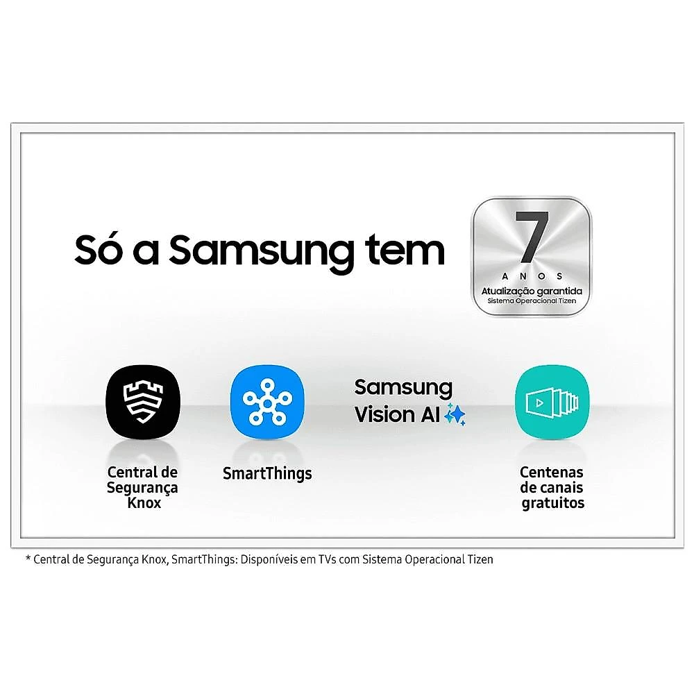 Smart TV Samsung 50 Polegadas QLED 4K Q7F 2025
