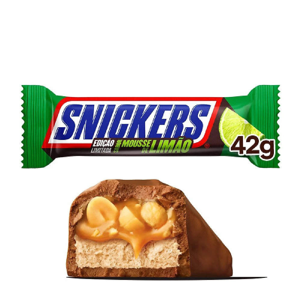 Miniatura Chocolate Snickers Mousse De Limão 42g