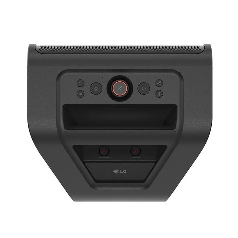 Caixa de som lg xboom stage301 bluetooth 120w 12h bateria karaokê ai by will.i.am