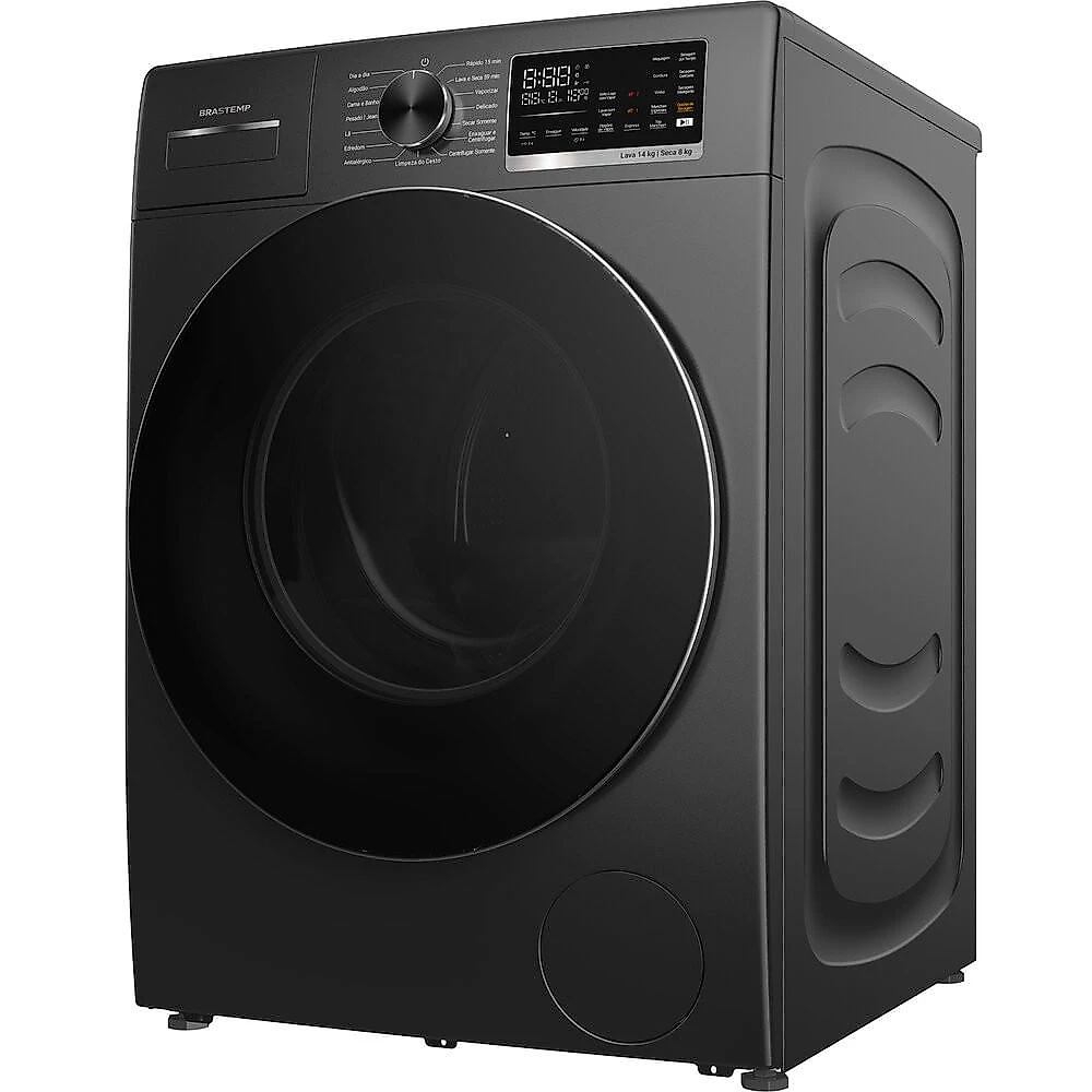 Lava e Seca Brastemp 14 kg 8 kg Lavagem e Secagem Inteligentes BNO14AS Mostarda - 110V