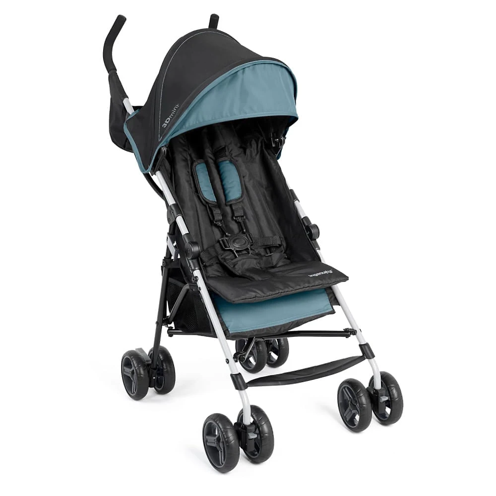 Carrinho de Bebê Summer by Ingenuity 3D Mini: Leve, Confortável e Prático para Viagens - Cinza