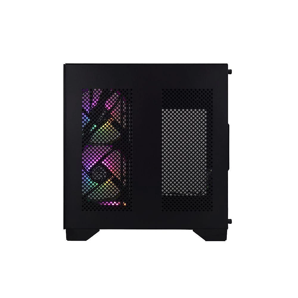 Gabinete Gamer BPC-240 Micro ATX Aço com Coolers Arco Íris Preto webcontinental-7797593728871
