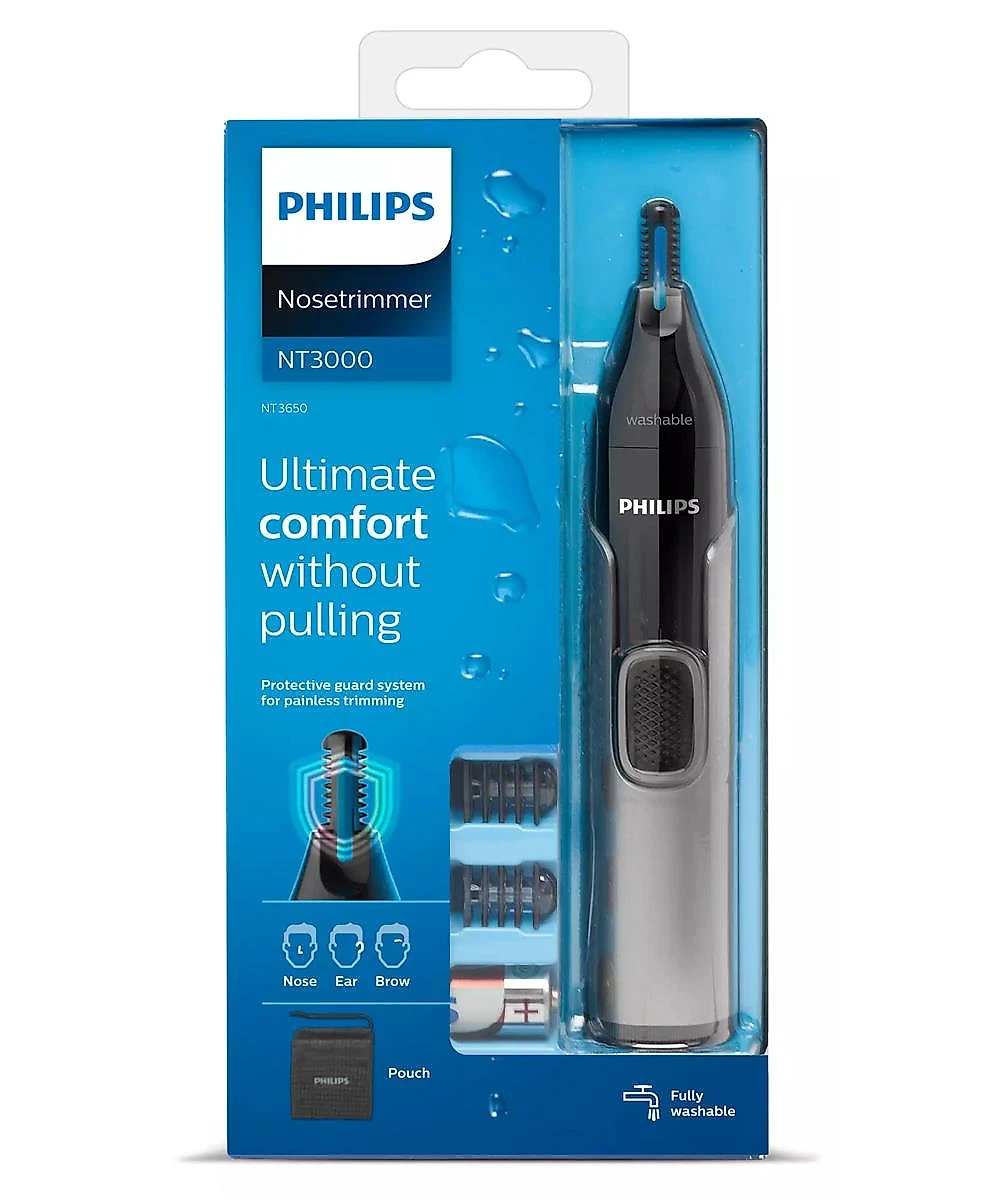 Aparador de Pelos Philips NT3650/16 Nariz Orelhas e Sobrancelhas