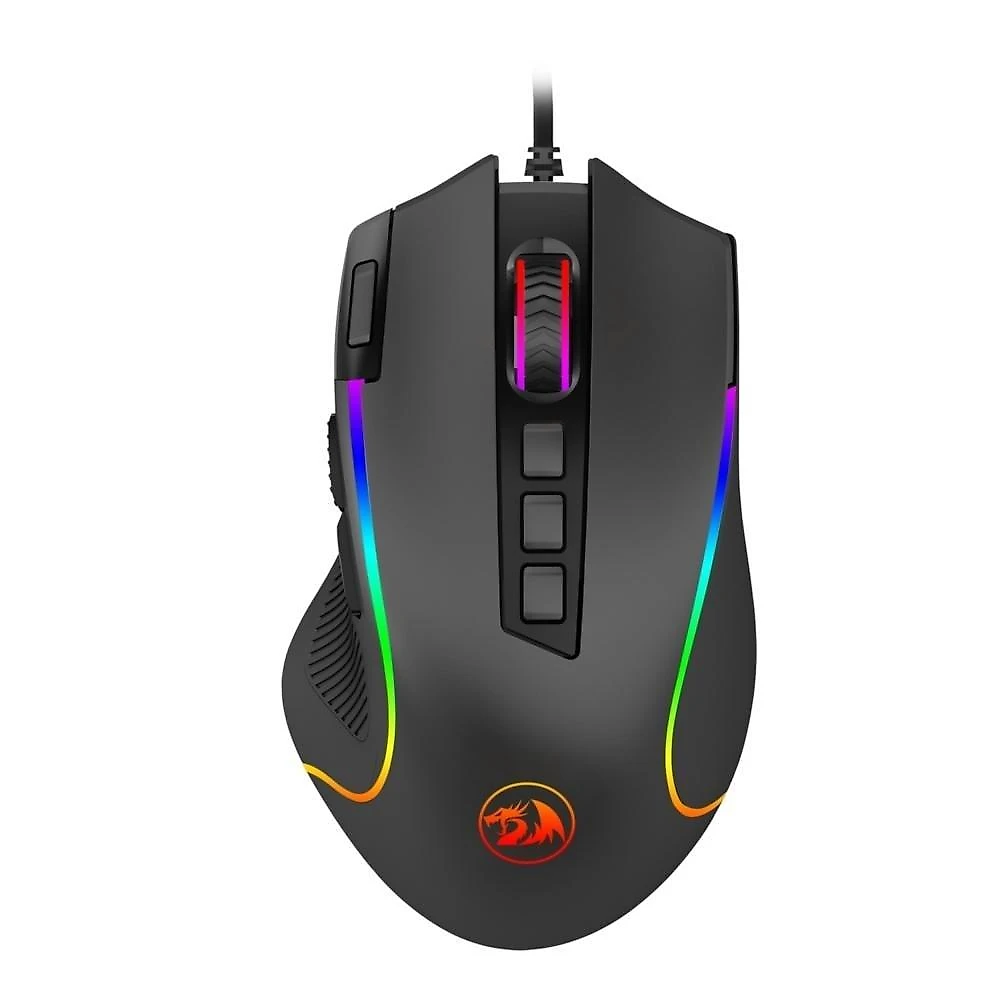 Mouse Gamer Redragon Predator, Chroma RGB, 8000DPI, 9 Botões, Preto - M612