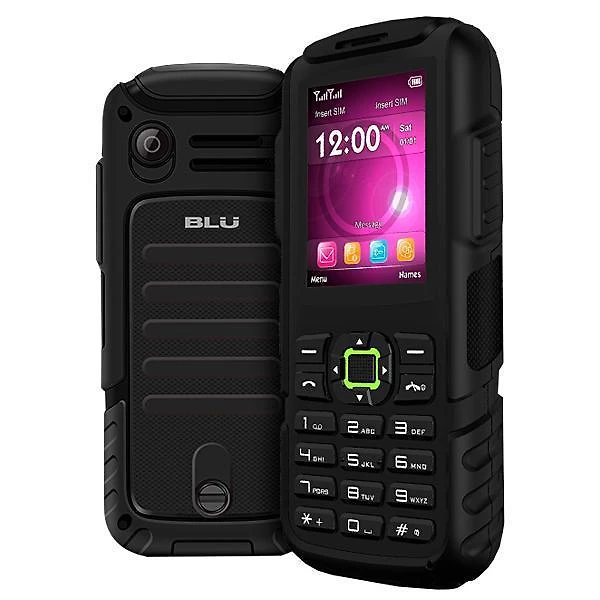Miniatura Celular BLU Tank Mega Dual Tela 2.4 Câmera VGA  Preto/Verde Bluetooth - Preto - Celular - Blu - 32 mb - Tank - Vga - 2.4"