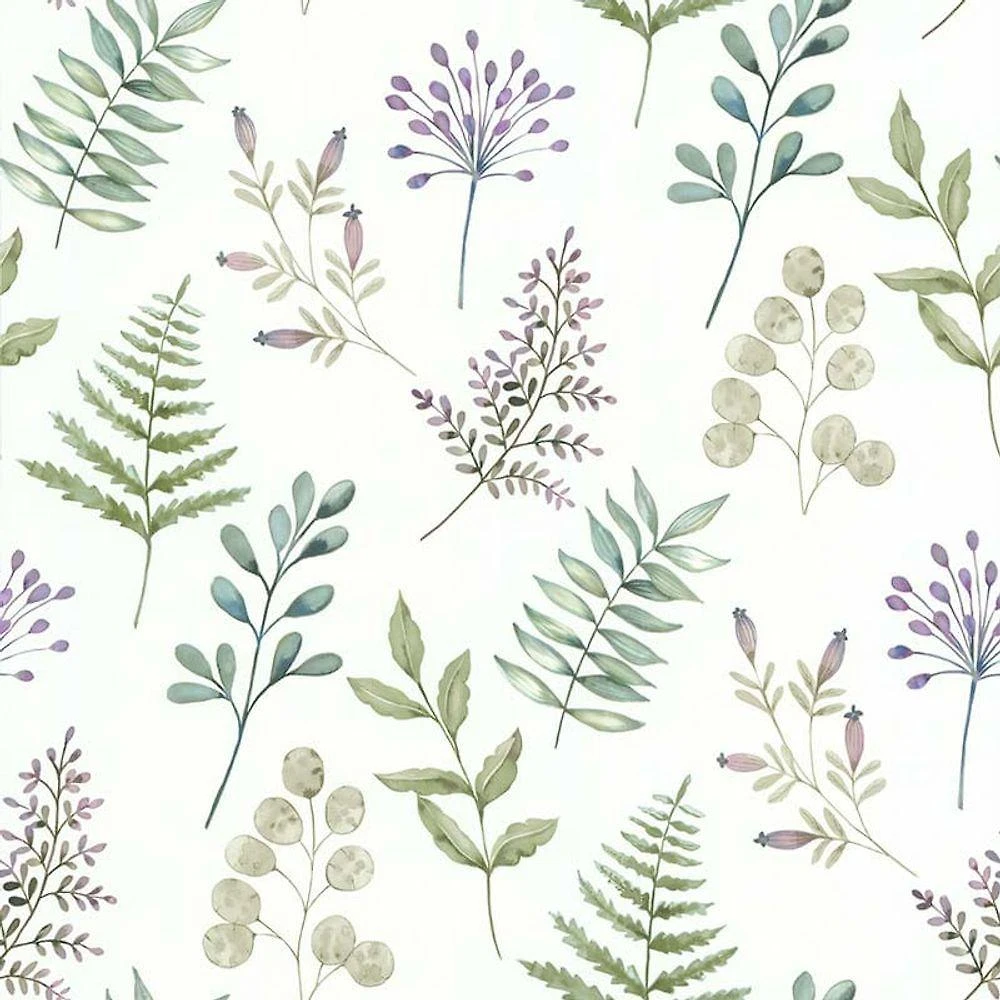 Papel De Parede Sejours Et Chambres Petites Plantes 51194304 - Rolo 10m X 0,53m