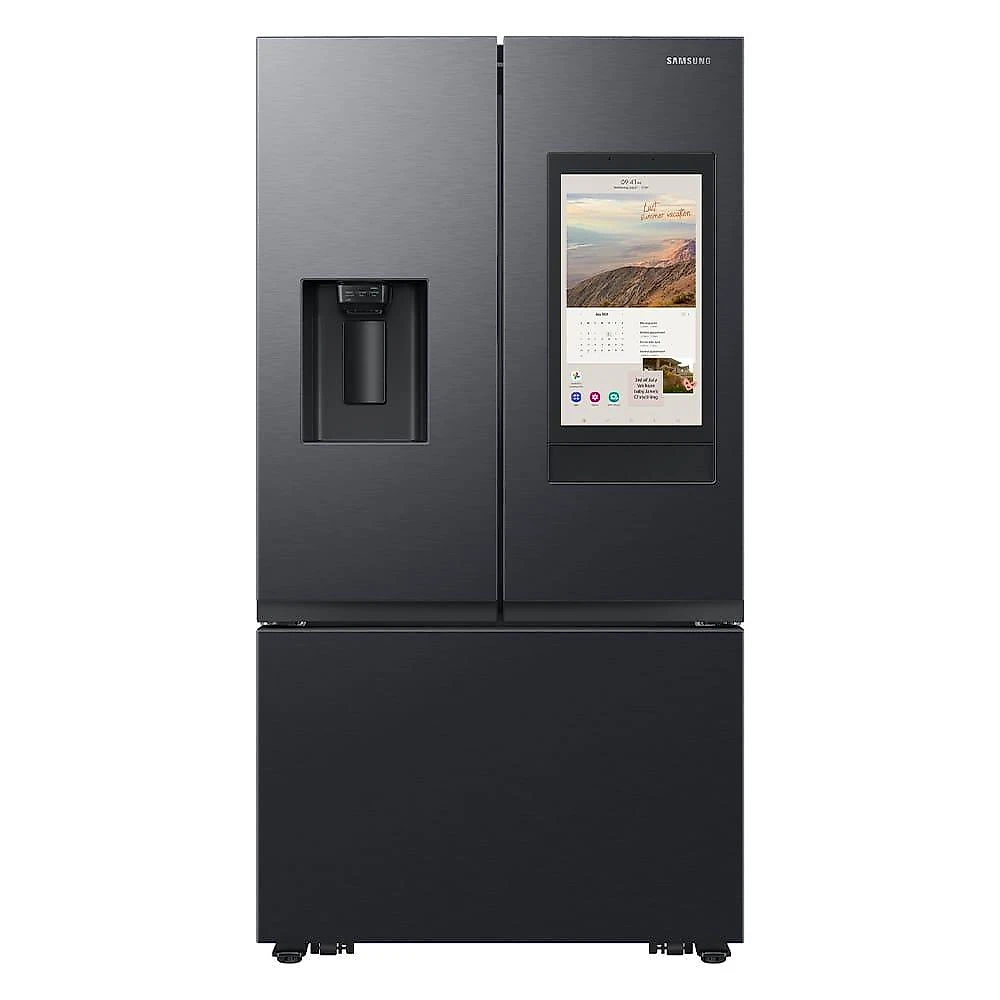 Geladeira smart samsung frost free french door rf27 com soundbar 564l - black inox 110