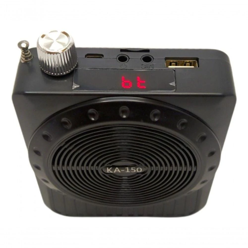 Megafone Amplificador Professor Voz Microfone Radio Fm Usb