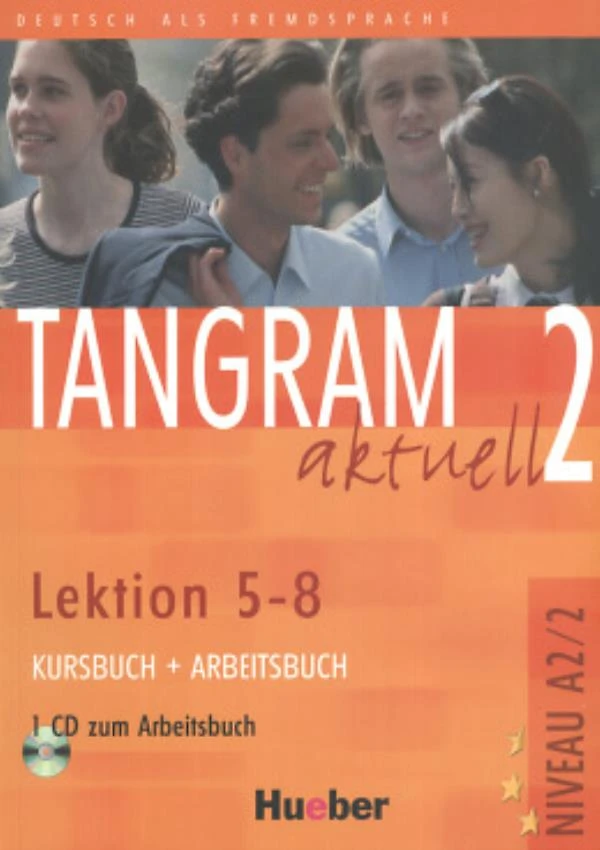 Tangram Aktuell 2 Kursbuch + Arbeitsbuch - Lektion 5-8 Mit