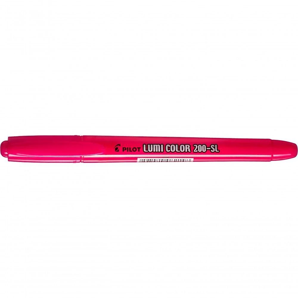 Marca Texto Pilot Lumi Color com Tinta Fluorescente e Ponta Chanfrada 4,0MM 1 Unidade Rosa