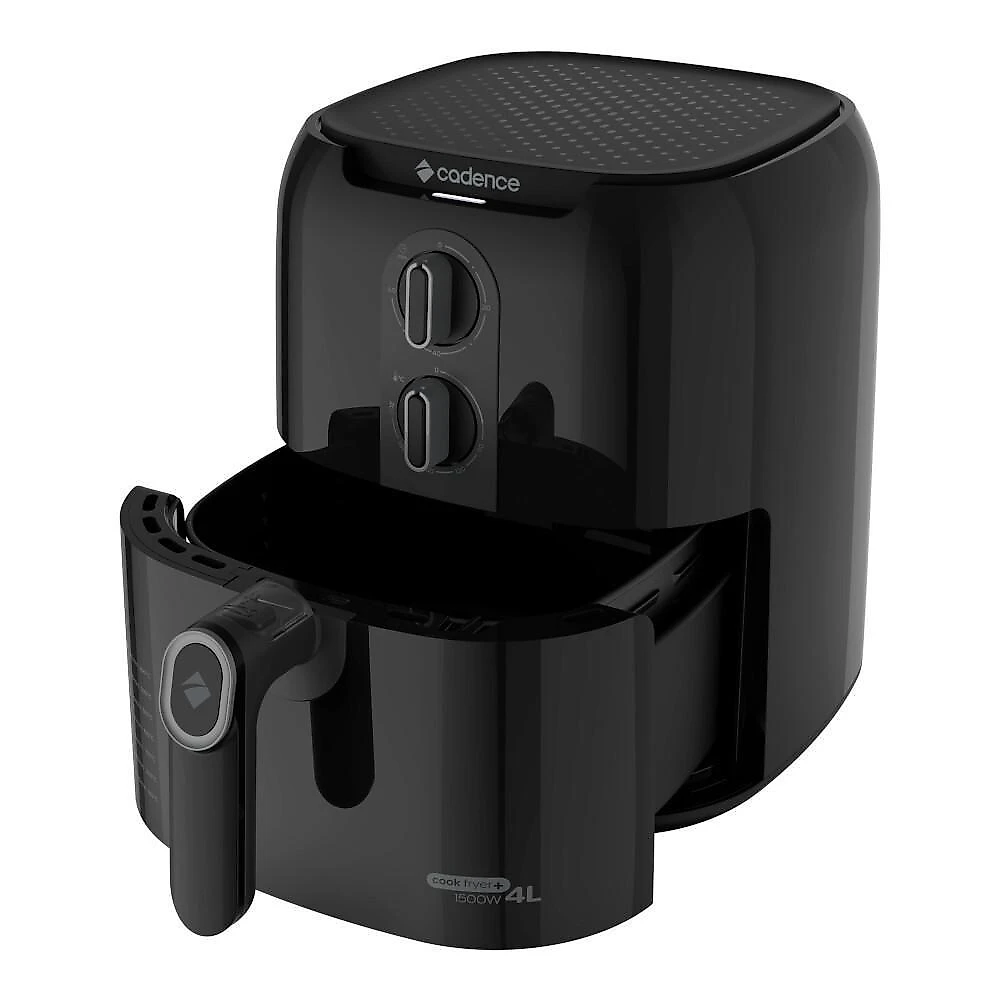 Fritadeira Air Fryer sem Óleo Cadence FRT580 4L 1500W Preto 220V