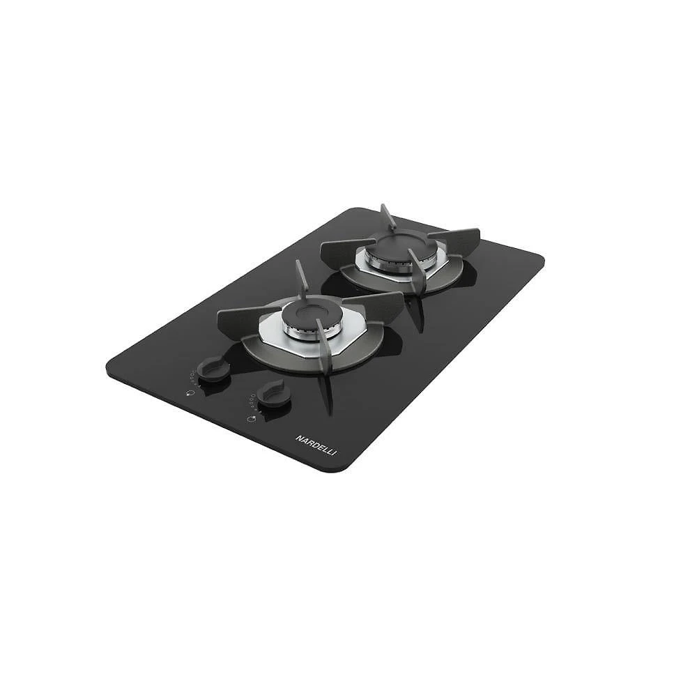 Cooktop Nardelli Safe Ferro Fundido 2 Bocas A Gás Preto Bivolt