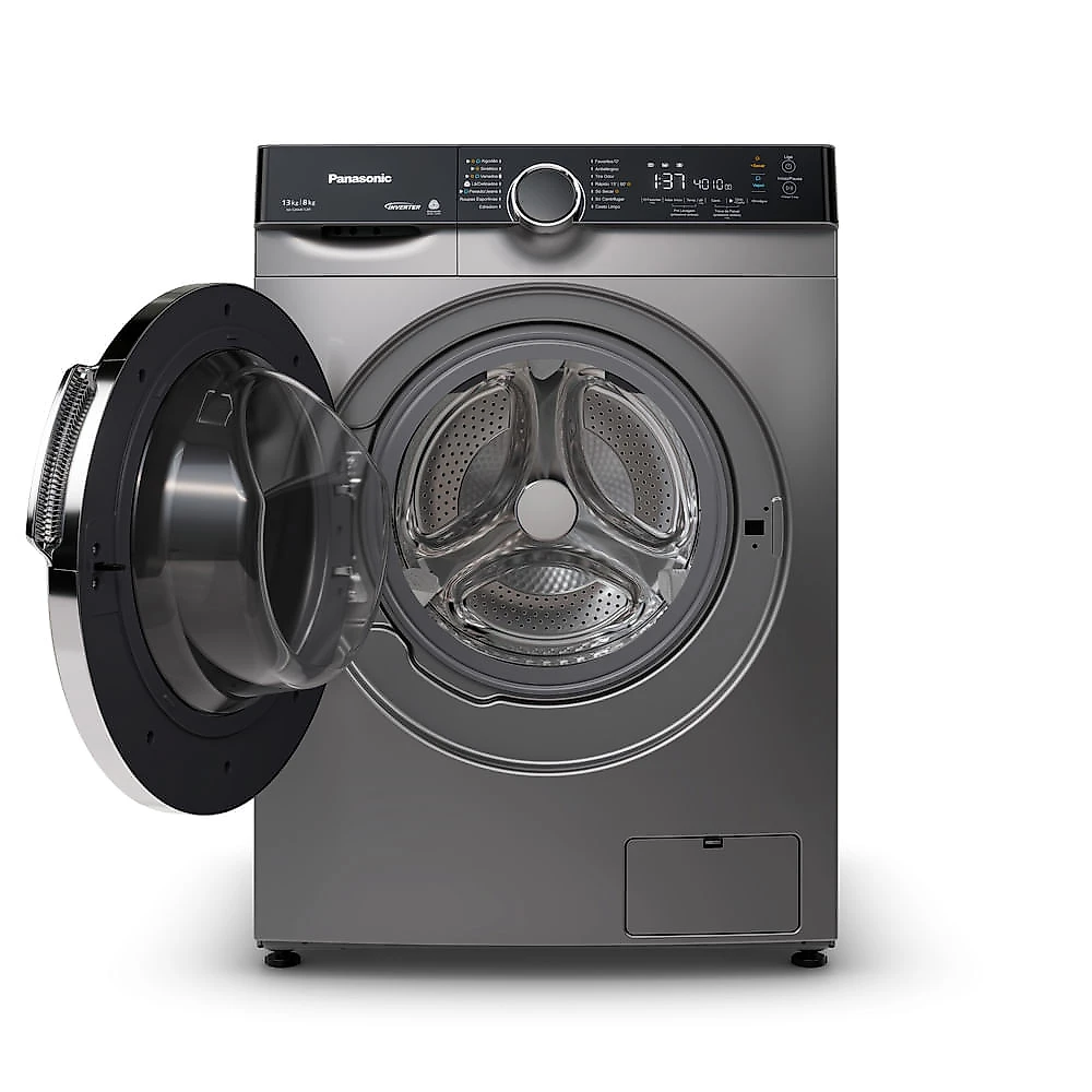 Lava e Seca Panasonic 13kg/8kg Max Wash Função Vapor+ Antialérgico - NA-S26MK1LB NA-S26MK1LBR