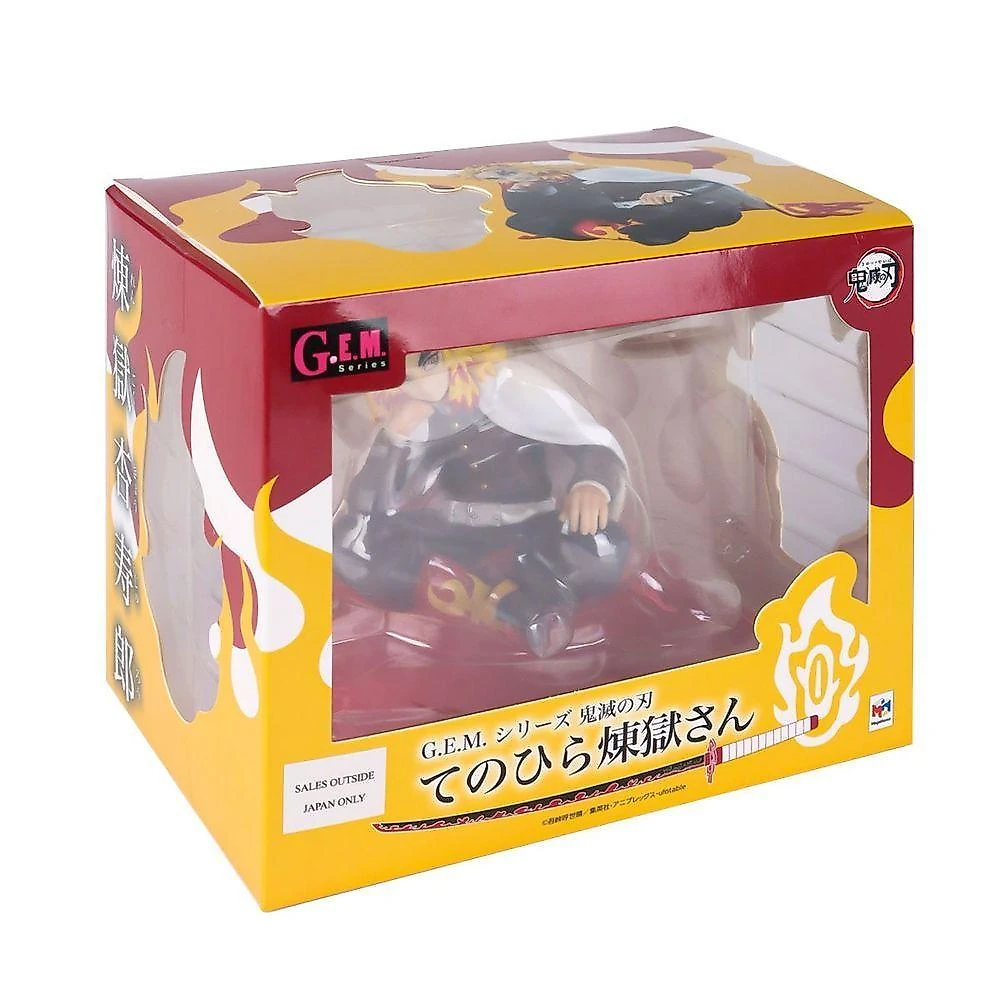 Figura de Coleção Megahouse Figure Demon Slayer Kimetsu no Yaiba Kyojuro Rengoku PVC