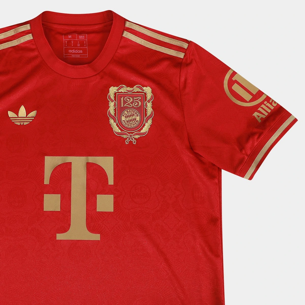 Camisa Bayern de Munique 25/26 Comemorativa 125 Anos Adidas Masculina Vermelho - EGG