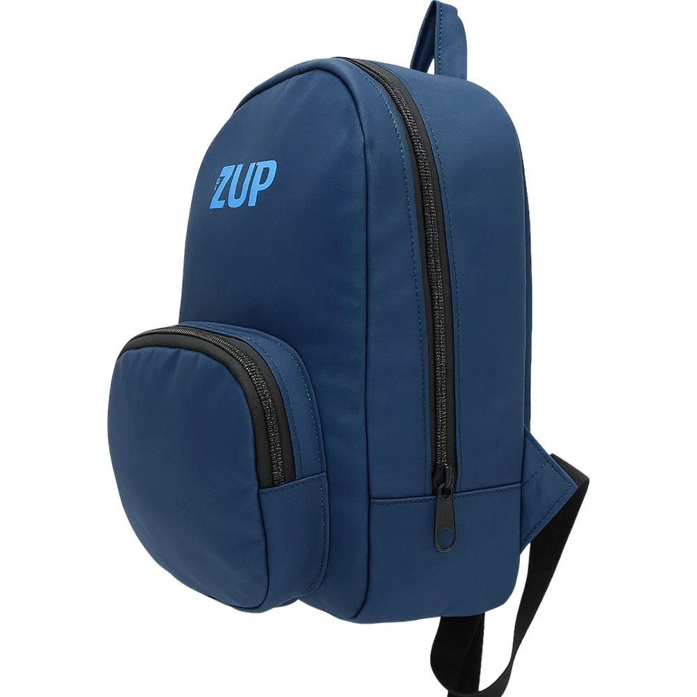 Mochila Zup Bags Compacta Nylon Emborrachado Azul Marinho Unissex