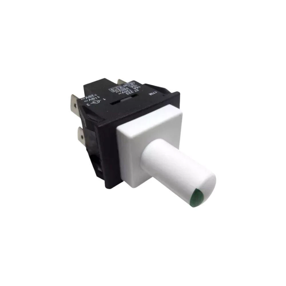 Interruptor Electrolux 64491701 para FE26 F210 FE22 FFE24 FUD22S com Lampada Branco Bivolt
