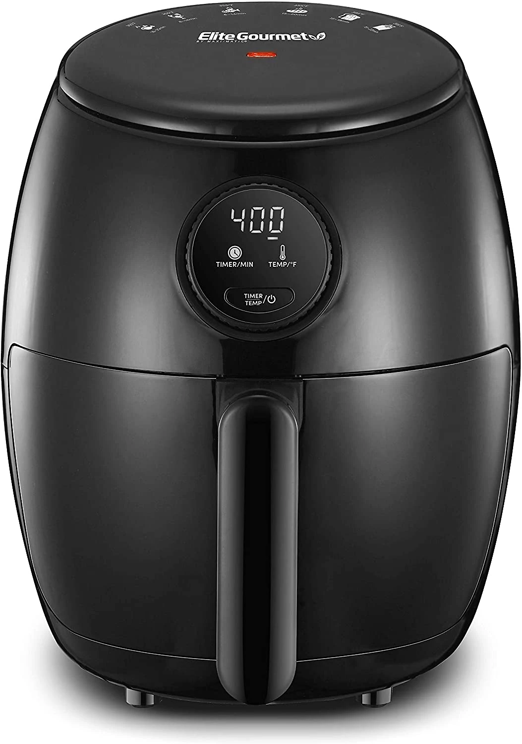 Elite Gourmet EAF2612D Fritadeira Elétrica AirFryer 2L de
