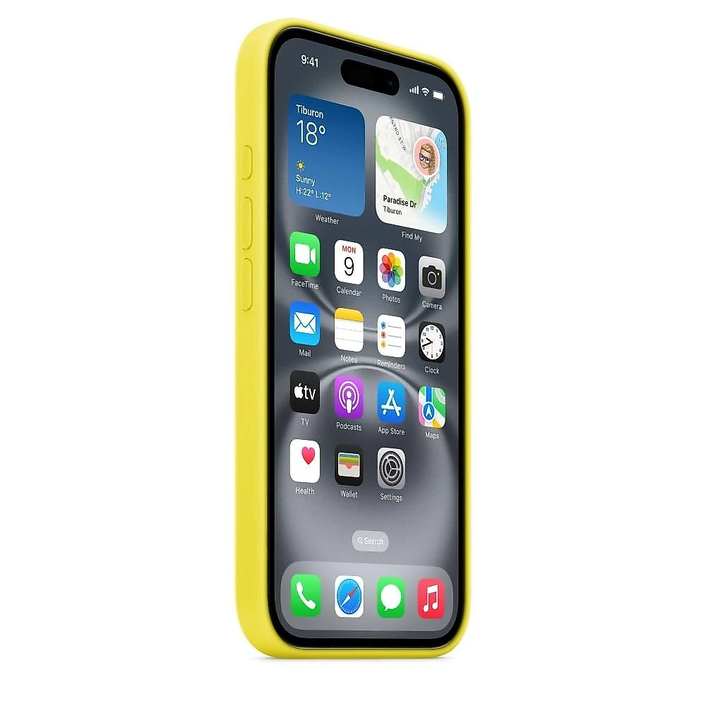 Capa com MagSafe iPhone 16, Apple, Silicone Carambola