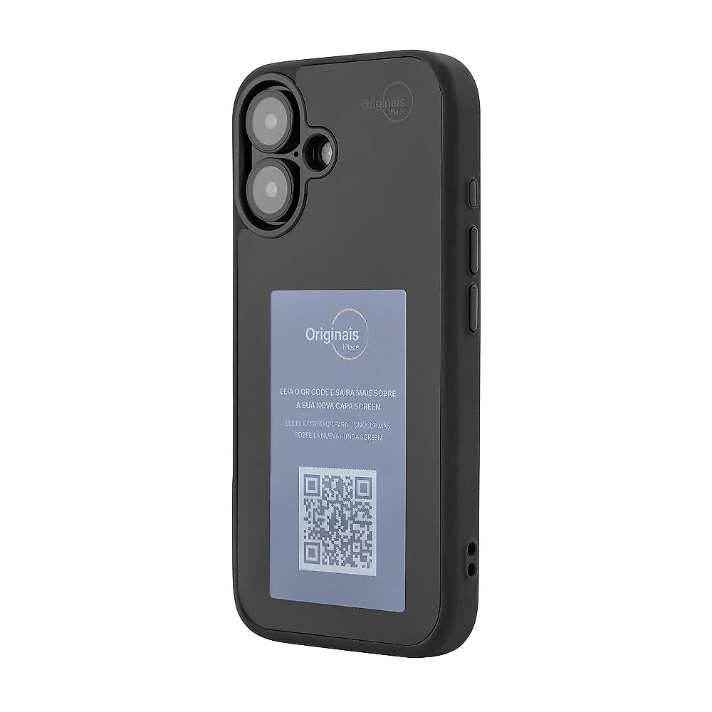 Capa iPhone 16 Originais iPlace, Screen Preta  