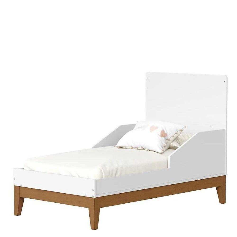 Quarto De Bebê Flip Guarda Roupa 4 Portas E Cômoda Gaveteiro Branco Acetinado - Reller