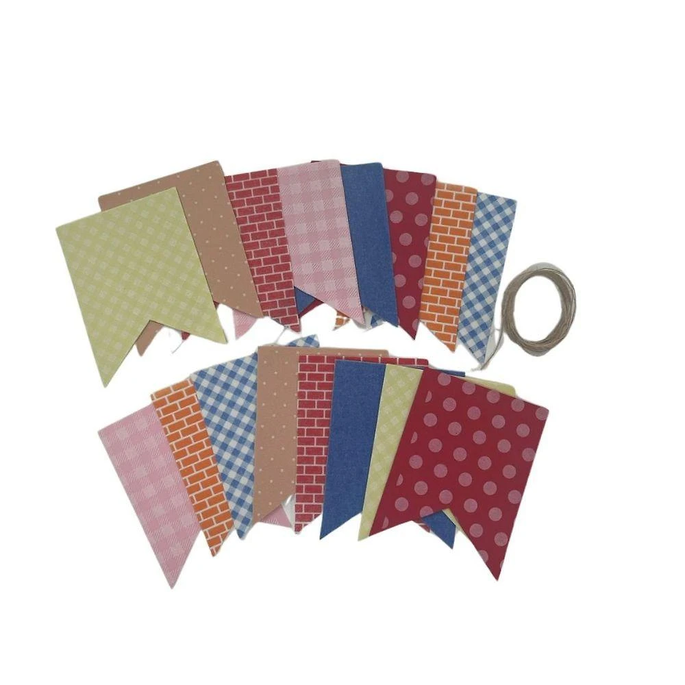 Bandeirolas de Festa Junina em EVA 10CM X 13,5CM com 16 Unidades Estampado