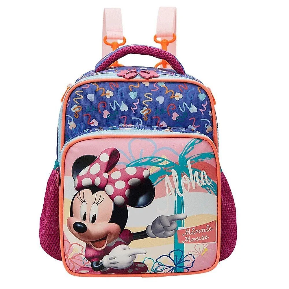 Kit Mochila Rodinha Lancheira Estojo Triplo Minnie 13220 Xeryus