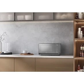 Micro-ondas Midea MHP20B MasterCook 20L 1050W Painel Touch Prata Espelhado F MIC 20L MIDEA MHP20S1 110V ESP