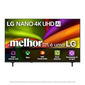 Smart TV 43" 4K LG 43NU850BPSA NANO AI WebOS 26 HDR10