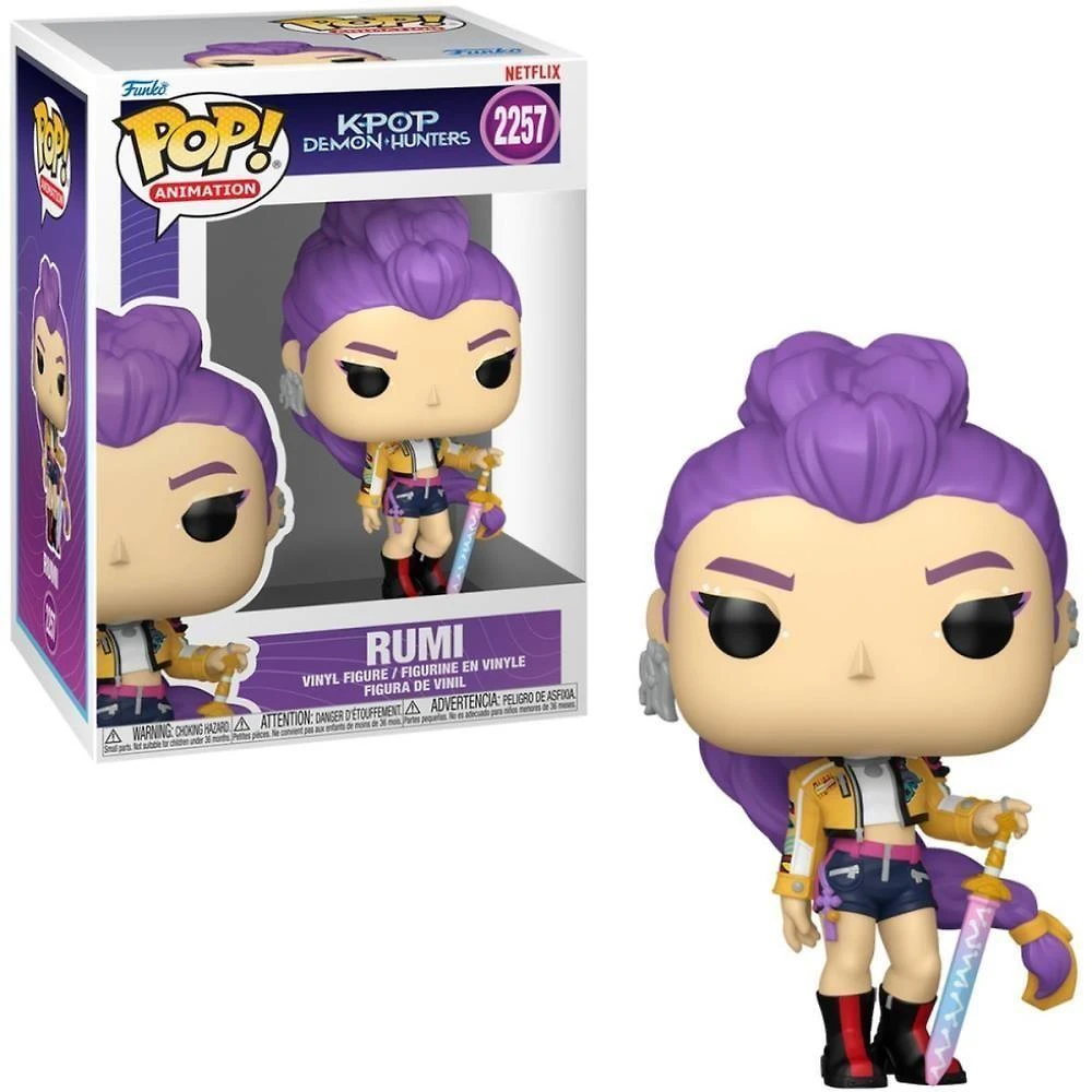 Boneco Funko Pop Rumi K-Pop Demon Hunters Figura de Vinil Candide