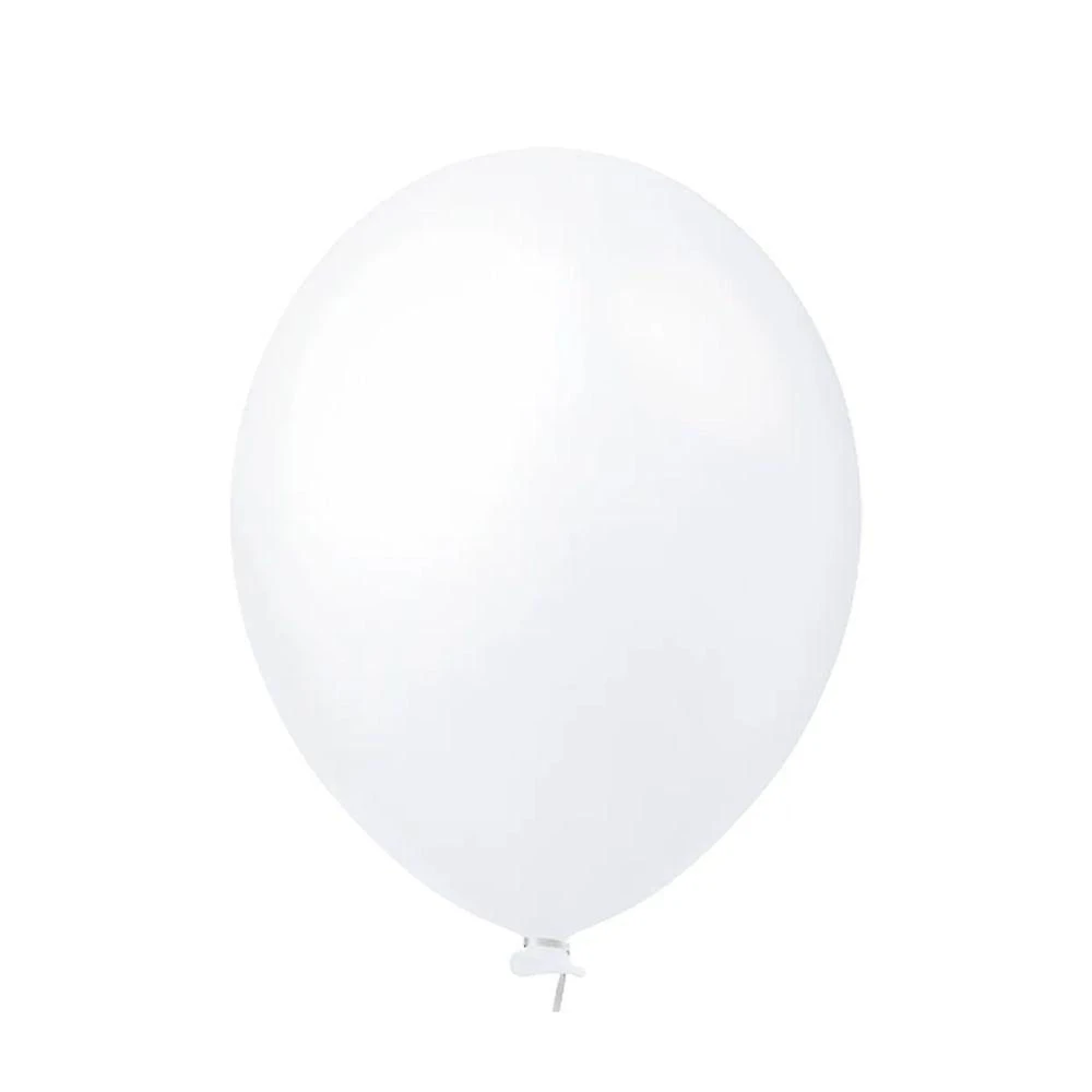Balão Látex Cristal Transparente - 5 Polegadas - 50 Unidades