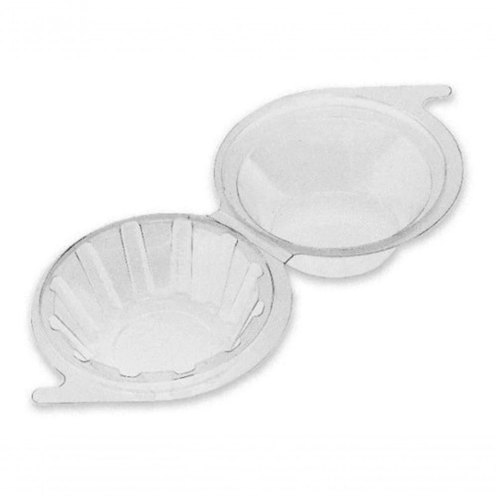 Forminha para Doce com Tampa Plastilania 50MM X 35MM 100 Unidades Prata Higipack