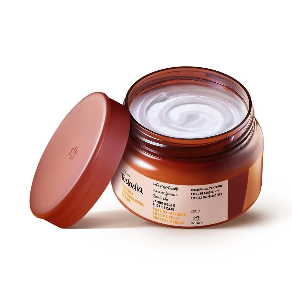 Manteiga Uniformizadora de Tom TodoDia Jambo Rosa e Flor de Caju 200 g