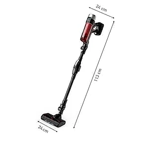 Aspirador de Pó Vertical Sem Fio Arno X-Force Flex 9.60 RH20 2 em 1 250W LED Autonomia 45 Minutos Bivolt Vermelho