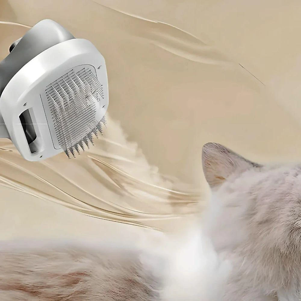 Secador Elétrico 2 em 1 Removedor de Pelos para Pets Branco 300W