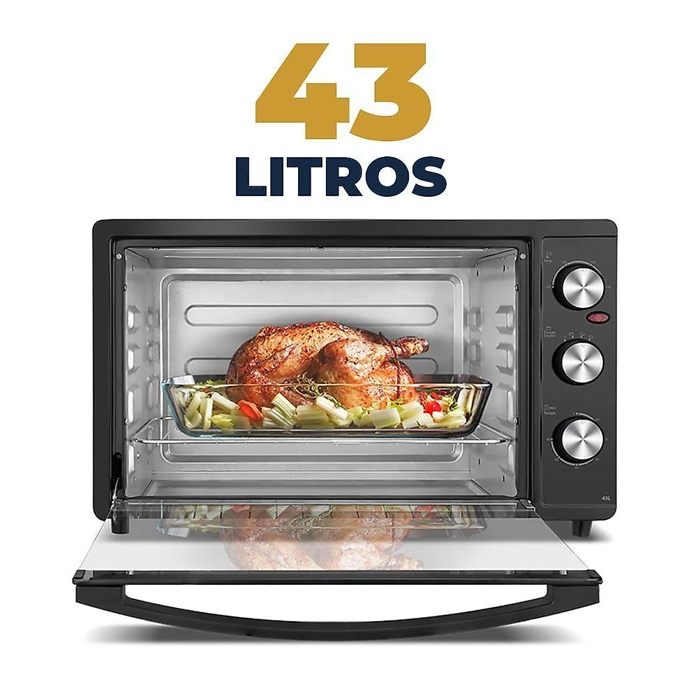 Forno Elétrico 43L Britânia BFE43 Dupla Resistência 220V