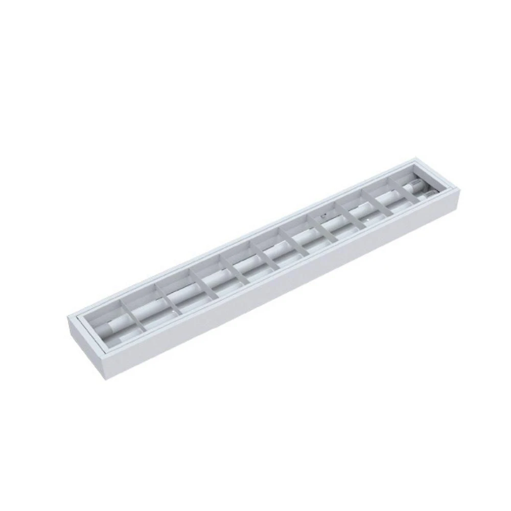 Luminária Calha Taschibra Atela Embutir/sobrepor 62cm 2xt8 Branca