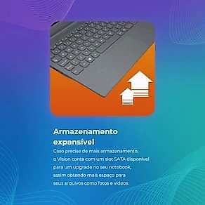 Notebook Positivo Vision C14 Lumina Bar Intel Celeron 4GB 128GB eMMC 14” HD Windows 11 Microsoft 36