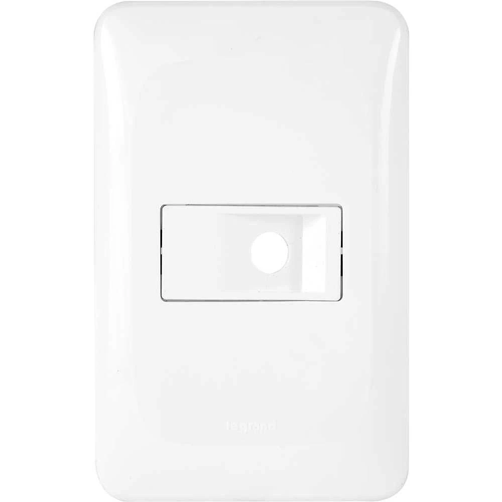 Conjunto Saída de Fio 4x2 LGP20F com Placa de Acabamento Branco Pial