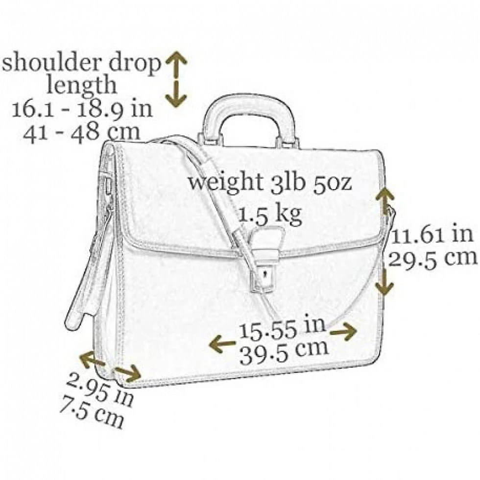 Bolsa Maleta Time Resistance de Couro Masculina para Laptop , Preta