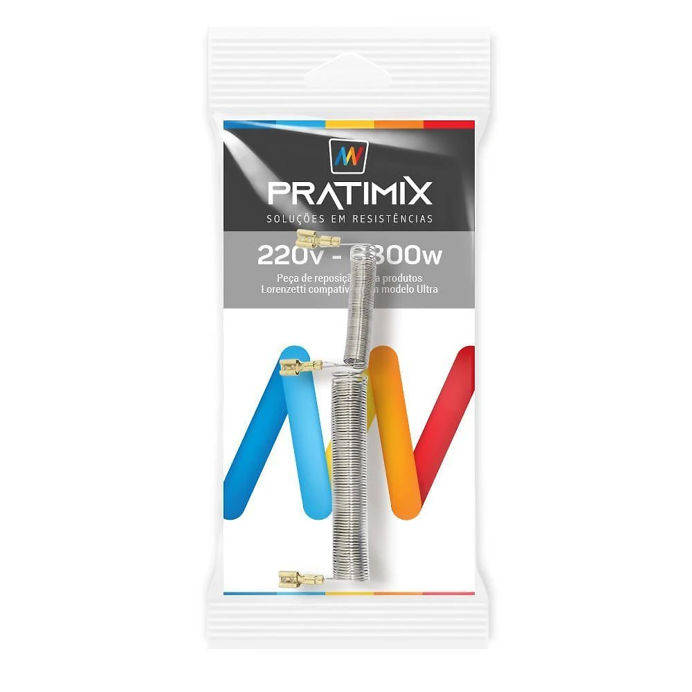 Resistência para Chuveiro Pratimix LSH0268 Shower 3T 6800W 220V Inox