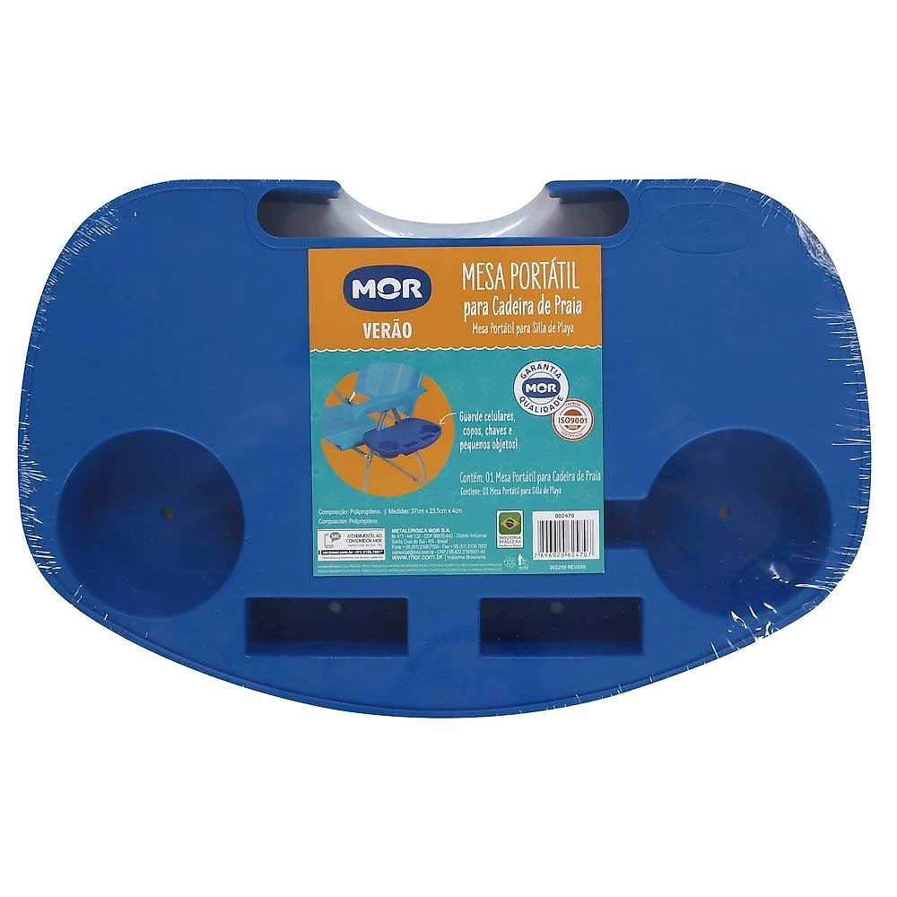 Mesa Portátil Para Cadeira De Praia Porta Copo Celular Mor