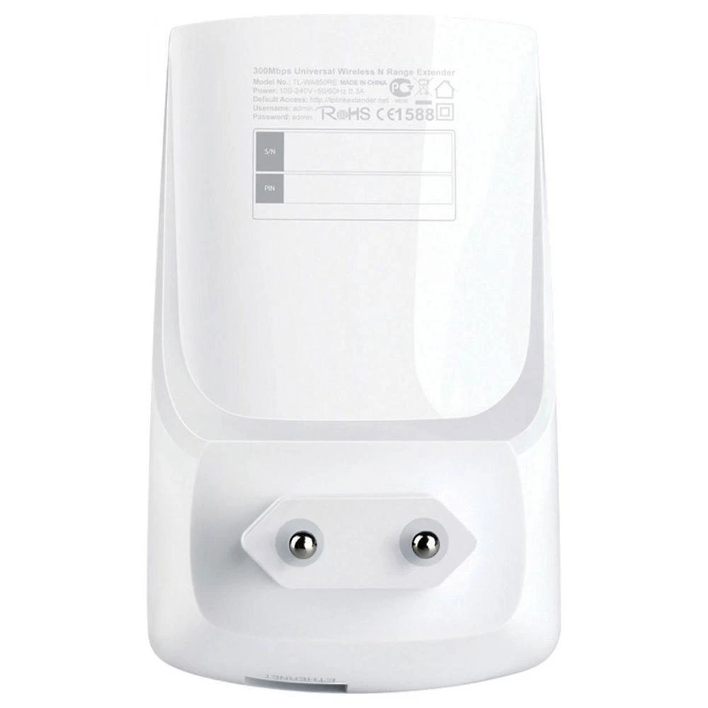 Miniatura Repetidor Wireless N 300Mbps TL-WA850RE Expansor de Sinal 2.4GHz TP-Link