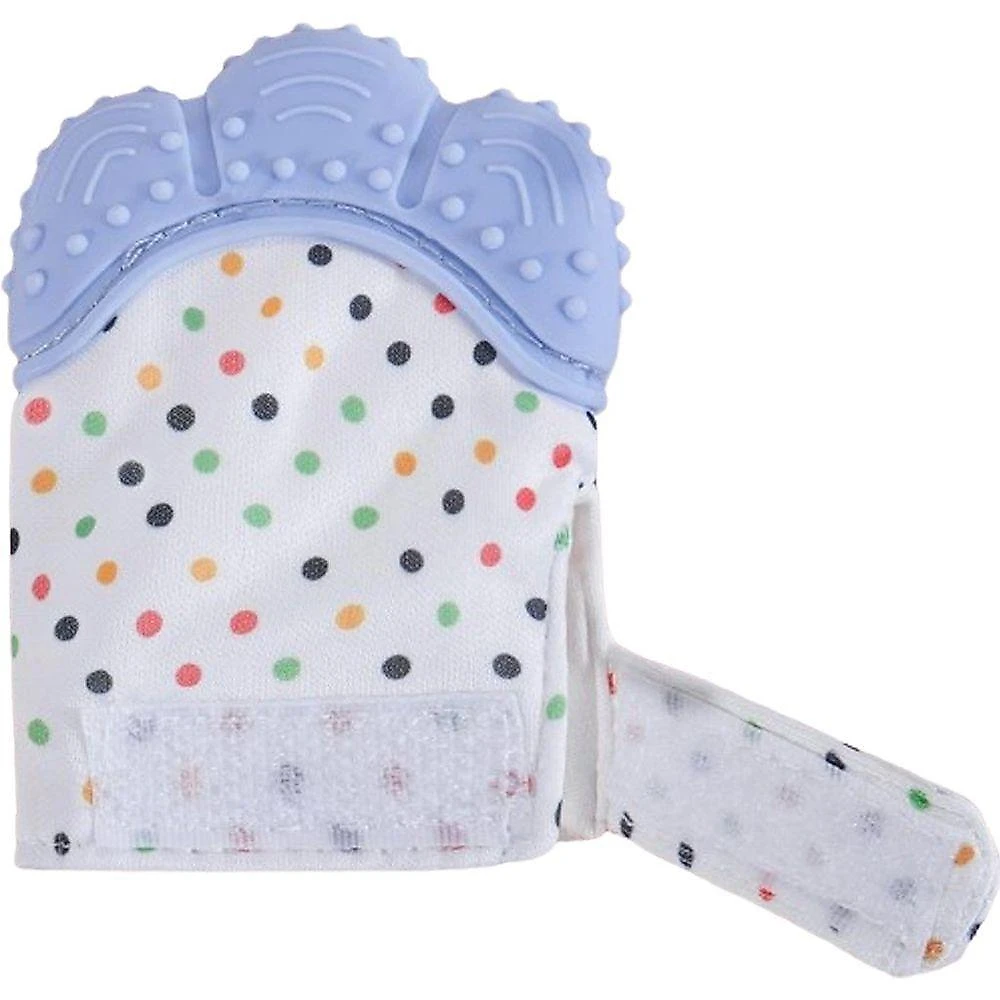 Mordedor Luvinha Para Bebê Silicone E Poliéster Azul
