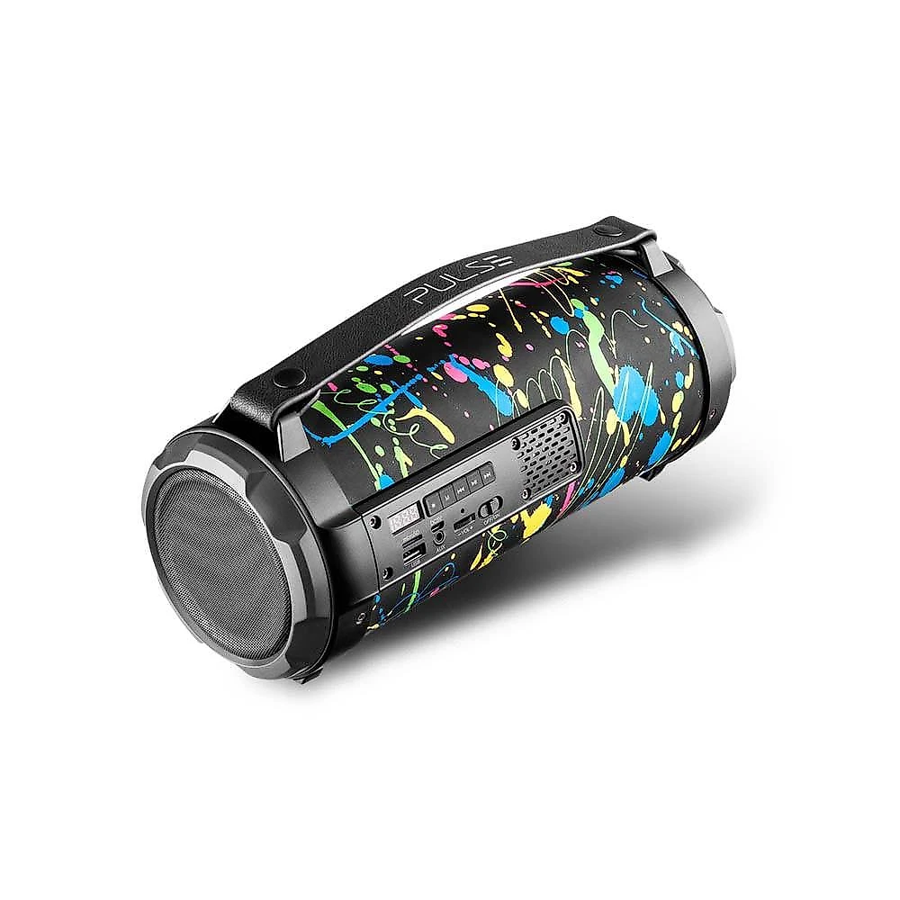 Caixa de som bazooka paint blast i 80w pulse - sp361 preto
