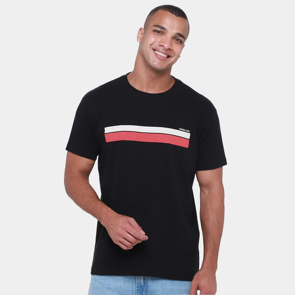 Miniatura Camiseta Osklen Vintage Masculina Preto - G